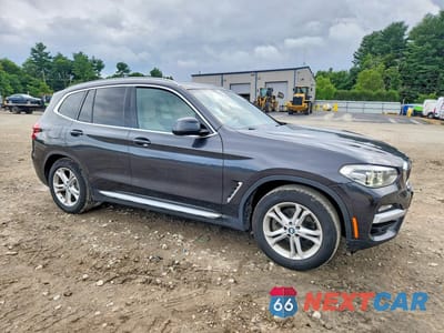 Czwarte zdjęcie samochodu z boku: 2019 BMW X3 XDRIVE30I VIN:5UXTR9C51KLP88236 - miniatura