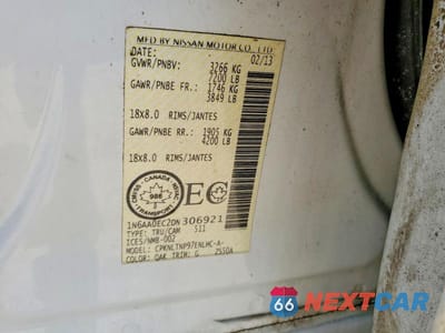 Zdjęcie 12 z 12 samochodu: 2013 NISSAN TITAN SV VIN:1N6AA0EC2DN306921 - miniatura