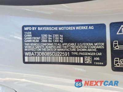 Zdjęcie 12 z 12 samochodu: 2025 BMW M440XI VIN:WBA73DB08SCU22591 - miniatura