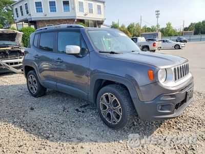 Czwarte zdjęcie samochodu z boku: 2017 JEEP RENEGADE LIMITED VIN:ZACCJBDB6HPF01157 - miniatura