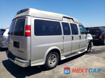 Trzecie zdjęcie samochodu z tyłu: 2005 CHEVROLET EXPRESS G1500 VIN:1GBFG15T751243891 - miniatura