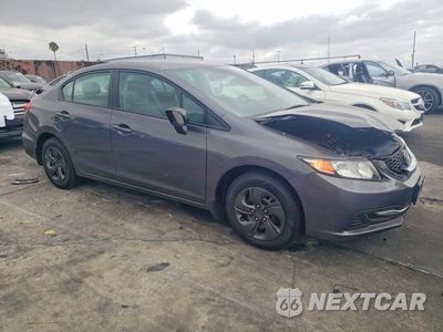 Czwarte zdjęcie samochodu z boku: 2015 HONDA CIVIC LX VIN:2HGFB2F54FH561441 - miniatura