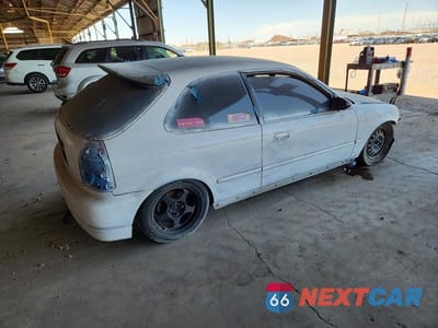 Trzecie zdjęcie samochodu z tyłu: 1996 HONDA CIVIC DX VIN:2HGEJ6347TH122733 - miniatura
