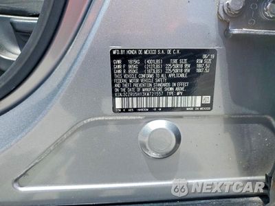 Zdjęcie 14 z 14 samochodu: 2019 HONDA HR-V SPORT VIN:3CZRU5H13KM721557 - miniatura