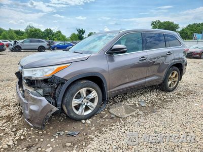 2014 TOYOTA HIGHLANDER LIMITED 5TDDKRFH9ES007322 - główne zdjęcie licytacji z USA - miniatura