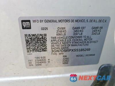Zdjęcie 13 z 13 samochodu: 2025 CHEVROLET EQUINOX RS VIN:3GN7DSRPXSS185269 - miniatura