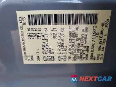 Zdjęcie 14 z 14 samochodu: 2022 NISSAN ROGUE SL VIN:5N1BT3CAXNC711972 - miniatura