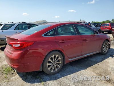Trzecie zdjęcie samochodu z tyłu: 2015 HYUNDAI SONATA SPORT VIN:5NPE34AF4FH063072 - miniatura