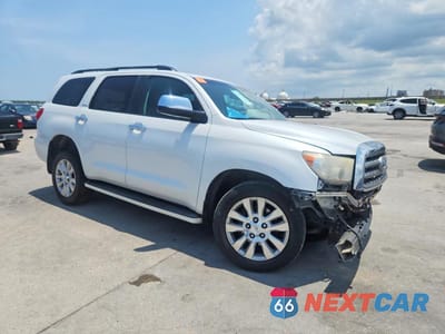 Czwarte zdjęcie samochodu z boku: 2008 TOYOTA SEQUOIA PLATINUM VIN:5TDZY67AX8S015339 - miniatura