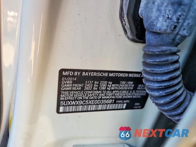 Zdjęcie 13 z 13 samochodu: 2014 BMW X3 XDRIVE28I VIN:5UXWX9C5XE0D35681 - miniatura