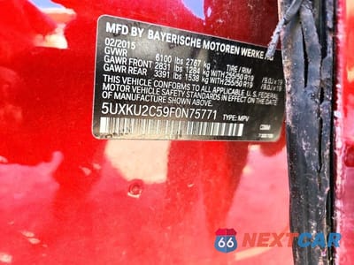 Zdjęcie 14 z 14 samochodu: 2015 BMW X6 XDRIVE35I VIN:5UXKU2C59F0N75771 - miniatura
