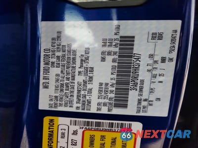 Zdjęcie 12 z 12 samochodu: 2017 FORD FUSION TITANIUM HEV VIN:3FA6P0RU9HR375477 - miniatura