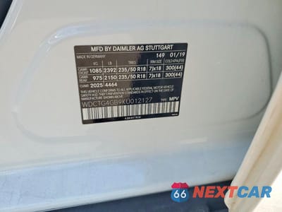 Zdjęcie 13 z 13 samochodu: 2019 MERCEDES-BENZ GLA 250 4MATIC VIN:WDCTG4GB9KU012127 - miniatura
