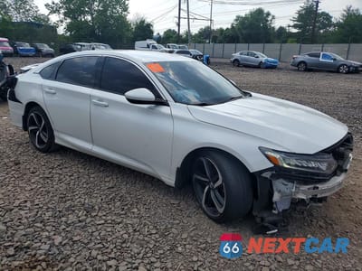 Czwarte zdjęcie samochodu z boku: 2020 HONDA ACCORD SPORT VIN:1HGCV1F39LA143860 - miniatura