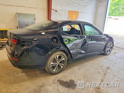 Trzecie zdjęcie samochodu z tyłu: 2022 NISSAN SENTRA SV VIN:3N1AB8CV1NY241120 - miniatura
