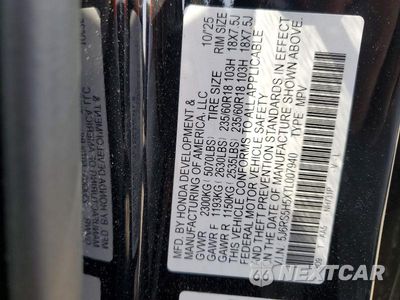 Zdjęcie 13 z 13 samochodu: 2026 HONDA CR-V SPORT VIN:5J6RS5H5XTL007940 - miniatura