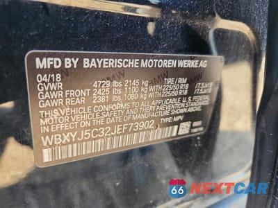 Zdjęcie 13 z 13 samochodu: 2018 BMW X2 XDRIVE28I VIN:WBXYJ5C32JEF73902 - miniatura