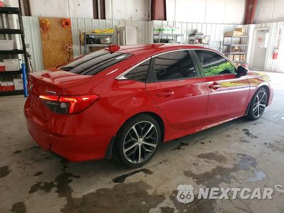 Trzecie zdjęcie samochodu z tyłu: 2024 HONDA CIVIC TOURING VIN:2HGFE1F99RH305434 - miniatura
