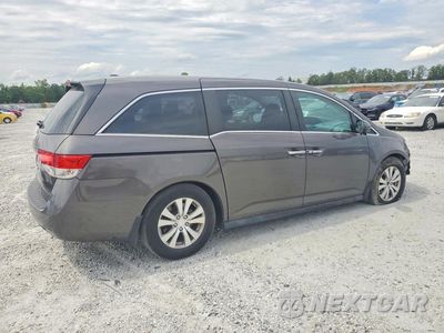 Trzecie zdjęcie samochodu z tyłu: 2015 HONDA ODYSSEY EXL VIN:5FNRL5H64FB064394 - miniatura