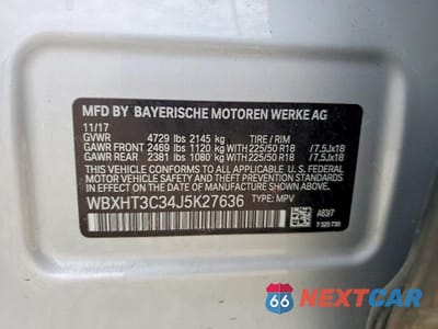 Zdjęcie 13 z 13 samochodu: 2018 BMW X1 XDRIVE28I VIN:WBXHT3C34J5K27636 - miniatura