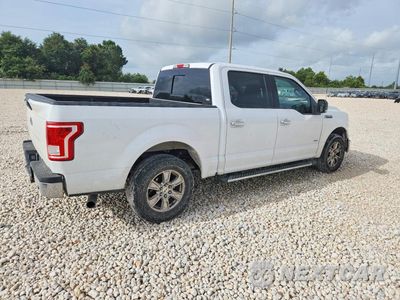 Trzecie zdjęcie samochodu z tyłu: 2017 FORD F150 SUPERCREW VIN:1FTEW1CP6HKD82845 - miniatura