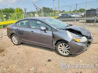 Czwarte zdjęcie samochodu z boku: 2012 HONDA CIVIC EX VIN:19XFB2F84CE100157 - miniatura