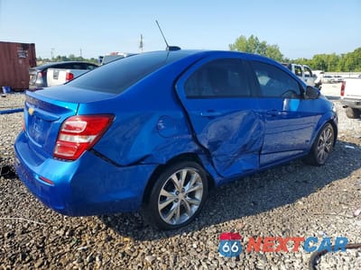 Trzecie zdjęcie samochodu z tyłu: 2017 CHEVROLET SONIC LS VIN:1G1JB5SHXH4155618 - miniatura
