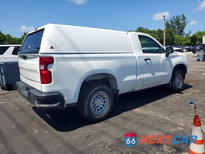Trzecie zdjęcie samochodu z tyłu: 2023 CHEVROLET SILVERADO C1500 VIN:3GCNAAEK9PG343270 - miniatura