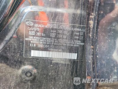 Zdjęcie 12 z 12 samochodu: 2020 HYUNDAI ELANTRA SEL VIN:5NPD84LF0LH552865 - miniatura