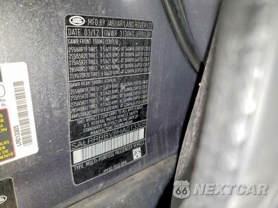 Zdjęcie 13 z 13 samochodu: 2017 LAND ROVER DISCOVERY HSE VIN:SALRRBBV8HA013305 - miniatura
