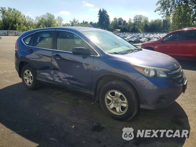 Czwarte zdjęcie samochodu z boku: 2014 HONDA CR-V LX VIN:2HKRM4H31EH618925 - miniatura