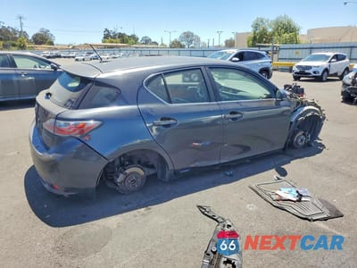 Trzecie zdjęcie samochodu z tyłu: 2011 LEXUS CT 200 VIN:JTHKD5BHXB2028973 - miniatura