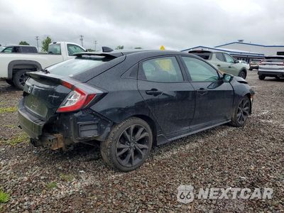 Trzecie zdjęcie samochodu z tyłu: 2019 HONDA CIVIC SPORT VIN:SHHFK7G41KU217484 - miniatura
