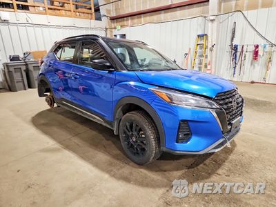 Czwarte zdjęcie samochodu z boku: 2021 NISSAN KICKS SR VIN:3N1CP5DV1ML503995 - miniatura