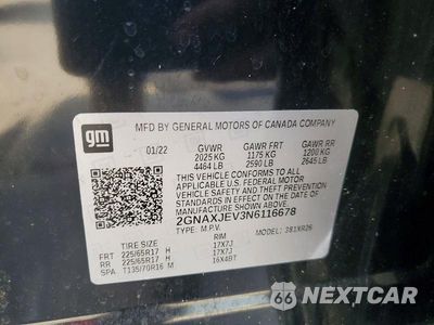 Zdjęcie 13 z 13 samochodu: 2022 CHEVROLET EQUINOX LT VIN:2GNAXJEV3N6116678 - miniatura