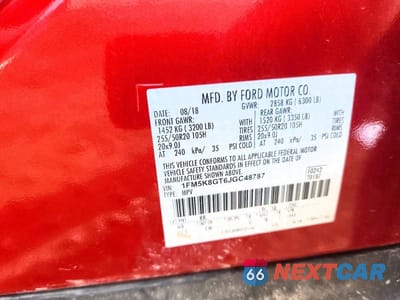 Zdjęcie 13 z 13 samochodu: 2018 FORD EXPLORER SPORT VIN:1FM5K8GT6JGC48787 - miniatura