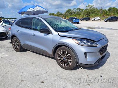 Czwarte zdjęcie samochodu z boku: 2022 FORD ESCAPE SE VIN:1FMCU0G67NUB87437 - miniatura