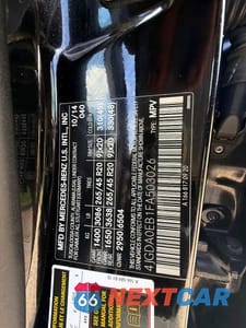 Zdjęcie 10 z 10 samochodu: 2015 MERCEDES-BENZ ML 250 BLUETEC VIN:4JGDA0EB1FA503026 - miniatura