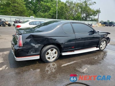 Trzecie zdjęcie samochodu z tyłu: 2001 CHEVROLET MONTE CARLO SS VIN:2G1WX15K219301259 - miniatura