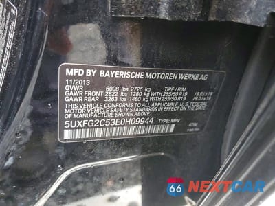 Zdjęcie 13 z 13 samochodu: 2014 BMW X6 XDRIVE35I VIN:5UXFG2C53E0H09944 - miniatura