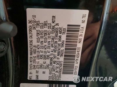 Zdjęcie 12 z 12 samochodu: 2010 TOYOTA TACOMA BASE VIN:5TENX4CN0AZ740875 - miniatura
