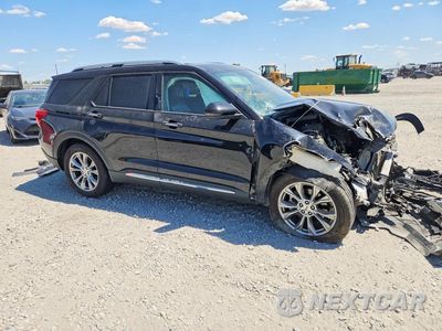 Czwarte zdjęcie samochodu z boku: 2021 FORD EXPLORER LIMITED VIN:1FMSK8FH1MGB52845 - miniatura