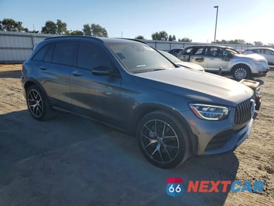 Czwarte zdjęcie samochodu z boku: 2021 MERCEDES-BENZ GLC 43 4MATIC AMG VIN:W1N0G6EB0MF923132 - miniatura