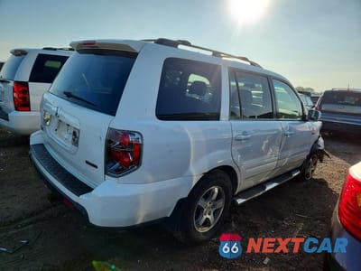 Trzecie zdjęcie samochodu z tyłu: 2008 HONDA PILOT EXL VIN:5FNYF18778B015603 - miniatura