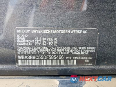 Zdjęcie 12 z 12 samochodu: 2013 BMW 335 XI VIN:WBA3B9C55DF585466 - miniatura