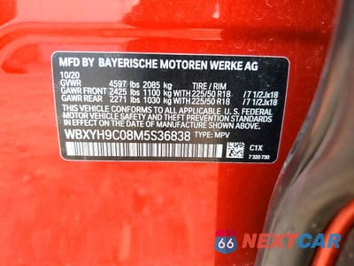Zdjęcie 14 z 14 samochodu: 2021 BMW X2 SDRIVE28I VIN:WBXYH9C08M5S36838 - miniatura