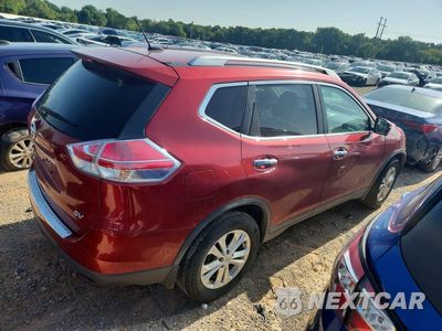 Trzecie zdjęcie samochodu z tyłu: 2015 NISSAN ROGUE SV VIN:KNMAT2MT4FP541421 - miniatura