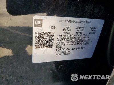 Zdjęcie 12 z 12 samochodu: 2025 CHEVROLET MALIBU LT VIN:1G1ZD5ST2SF141371 - miniatura