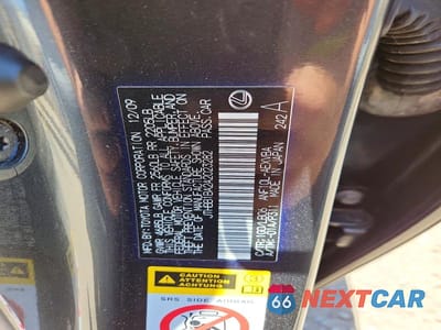 Zdjęcie 12 z 12 samochodu: 2010 LEXUS HS 250H VIN:JTHBB1BA2A2023282 - miniatura