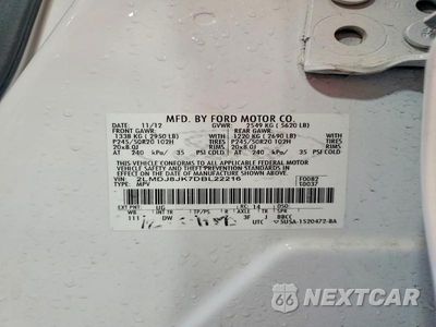 Zdjęcie 13 z 13 samochodu: 2013 LINCOLN MKX VIN:2LMDJ8JK7DBL22216 - miniatura